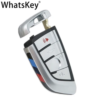 WhatsKey 3/4 Gumb Pametno Kartico Ključne Lupini Vstavite Rezilo Za BMW X1 X3 X5 X6 F48 F39 F10 F22 F30 G20 G30 530 525 730 3/5/7 Serije