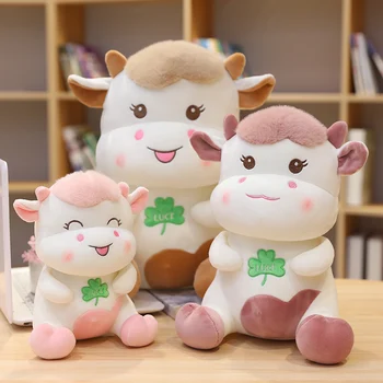 23-40 cm srčkan ubogljiv krava plišastih igrač lutka otrok mehko srčkan spalno blazino lutka dekle ljubimec darilo za rojstni dan doma spalnica decoratio
