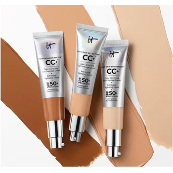 To Kozmetika je koži, ampak bolje CC+ barva popravljanje polno zajetje krema proti staranju vlažilna serum fizično zaščito pred soncem
