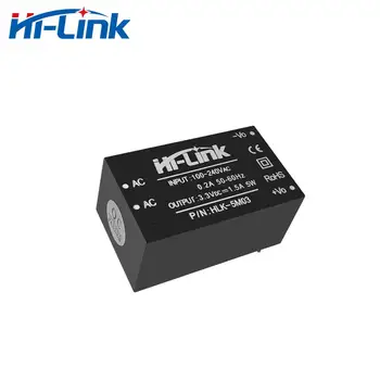 HLK-5M03 Shenzhen Tovarne Večino Cena 5W 3.3 V AC DC Hi-Link, Power Modul Univerzalni Vhod Brezplačna Dostava