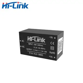 HLK-5M03 Shenzhen Tovarne Večino Cena 5W 3.3 V AC DC Hi-Link, Power Modul Univerzalni Vhod Brezplačna Dostava