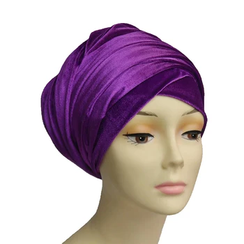 Muslimanske ženske Notranje hijabs Žamet Navaden Šali Turban Hidžab Kape Headscarf Bonnet Islamsko
