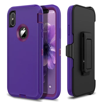 GrandEver Luksuzni Hard Case Za iPhone 11 pro Max X Xs max XR 360 Primeru Za 7 Plus 8 Primerih Krepak Zaščitna Shockproof pokrov