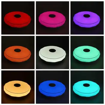 40 CM~120W/200W Sodobne RGB LED Stropne Luči Domačo razsvetljavo APLIKACIJO bluetooth, Glasbo, Svetlobo, Spalnica Smart Stropna Svetilka+Daljinski upravljalnik