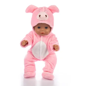 Nova 18-Inch Risanka Živali Punčko Oblačila Moda 43 cm novorojenčka Lutka Crossocheilus Pižamo Pribor Kreativno Darilo za Rojstni dan