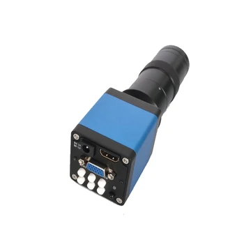 Daljinski upravljalnik 8X-130X C-Mount Objektiv 720P 13MP HDMI VGA Industriji digitalni Mikroskop Kamera za spajkanje telefon popravila