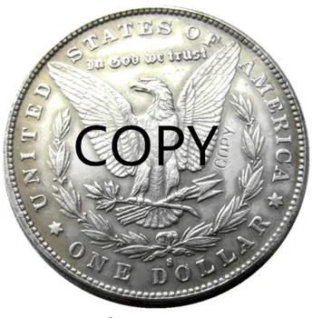 NAS Celoten Sklop (1878-1921) P/S/D/O/CC 96pcs Morgan dolar Silver Plated Kopijo Kovancev