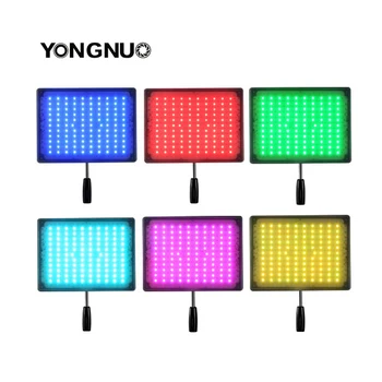 YONGNUO YN600 RGB LED Video/ Foto Svetlobe s Nastavljiva Temperatura Barve 3200K-5500K za SLR Kamer Brezžično Bluetooth, Oddaljenimi