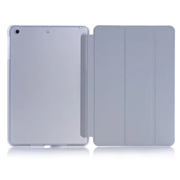 Barva Tri-krat Kritje PU Usnje Ultra Slim Nazaj Primeru Magnetni Smart Projekcijska Stojala Primeru Zajema Protector za iPad Mini 1 2 3