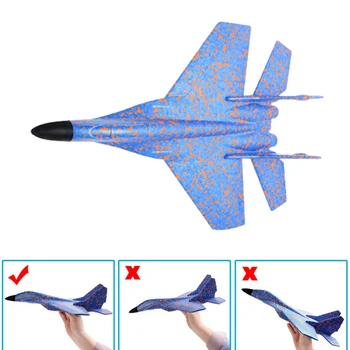 Diy Otroci Igrače Roki, Metanje Model Letalo Pene Zrakoplova Stunt Svetlobna Izobraževanje Epp Padalo Lovskih Letal Igrače Za Otroke