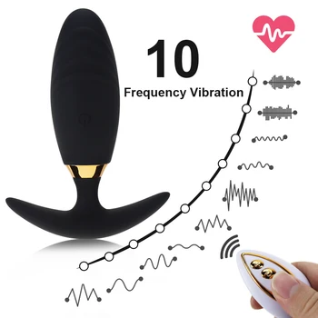 App pod Nadzorom Analni Vibrator z vibriranjem Prostate Massager za Moške Dildos za Butt Plug Daljinski upravljalnik za Odrasle Sex Igrače za Par