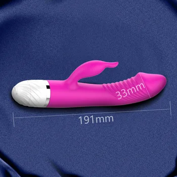 Dvojne Vibracije G Spot Palico Realističen Dildo, Vibrator Sex Igrače za Žensko Odraslih Vagine, Klitoris Stimulator Intimno Blago Trgovina