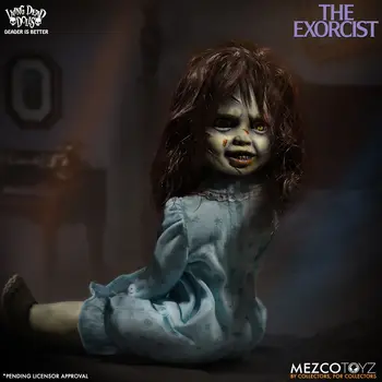 10palčni 26 cm Mezco Grozo Living Dead Lutke Egzorcist Skupno Premično Dejanje Slika Igrača Grozljivk noč Čarovnic Darilo