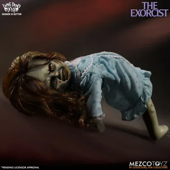 10palčni 26 cm Mezco Grozo Living Dead Lutke Egzorcist Skupno Premično Dejanje Slika Igrača Grozljivk noč Čarovnic Darilo
