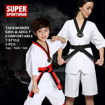 Otrok, Odraslih Taekwondo Wtf Pasu Otroci Judo Bo Ustrezala Moški Ženske Karate Enotno Baby Dekleta Boks Malčke Boys Športni Nositi Oblačila, Ki