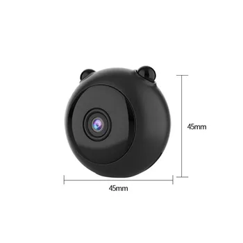 A12 Mini Kamera HD 4k Night Vision Senzor Kamere Brezžično Wifi Panda-oblikovan Domači Zaslon in Avto DVR/Pomišljaj Fotoaparat