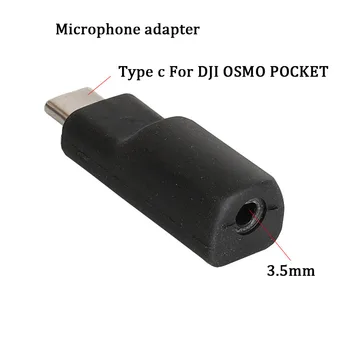 USB-C do 3,5 mm Priključek za Mikrofon Zvočna kartica dodatna Oprema Združljiva z DJI OSMO Žep/DJI OSMO Dejanje