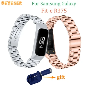 Zamenjava iz Nerjavečega jekla, trak Za Samsung Galaxy Fit-e R375 watch band Za Galaxy Fit-e R375 Zapestnica ure Trak manžeta