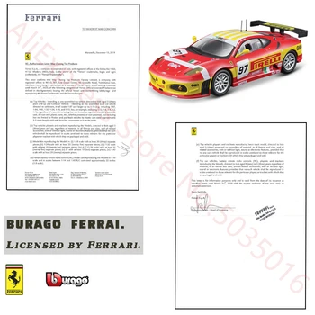Bburago 1:43 Trda Izdaja 2008 Ferrari f430 GT2 dirke model simulacije modela avtomobila zlitine avto igrača moški zbirka darilo