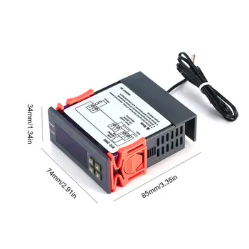 STC-2000 220V-55 ~ 120C Digitalni Temperaturni Regulator s Senzor Termočlen
