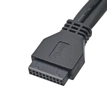 2 USB 2.0 In 2 USB 3.0 Sprednji Plošči 4 Vrata Zvezdišče USB 3.0, 20 Pin Splitter Notranji Nosilec Adapter Za Namizni 3.5