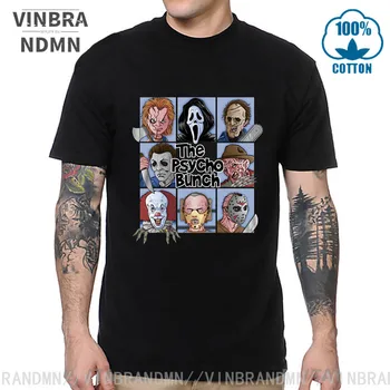 Psiho Kup Chucky T Shirt Demon Smrti Strašno Zlo Satanizem, Jason T-shirt Nadnaravno Tshirt Ameriki Horror Zgodba Tee Homme