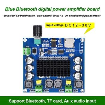 IS-A105 Bluetooth 5.0 TDA7498 digitalni ojačevalnik odbor 2x100W Stereo Audio OJAČEVALNIK Modul za Podporo AUX odbor Potenciometer