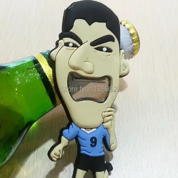 Luis Alberto Suarez Odpirač za Steklenice v Svetovni Pokal Z Živo Ugriz Sliko Ključnih Verige Design