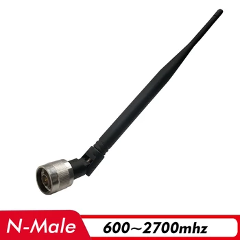 600~2700MHz Zaprtih Bič Antena, N Moški Priključek 3dBi Notranjo Anteno za 2G 3G 4G Ojačevalnik Signala mobilnega Telefona Signal Repetitorja