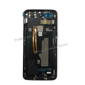 Visoka Kakovost Nazaj Stanovanj za OnePlus A5010 5T Pokrovček Baterije Zadnja Vrata Stanovanja Primeru Zamenjava za OnePlus 5T Pokrov Baterije