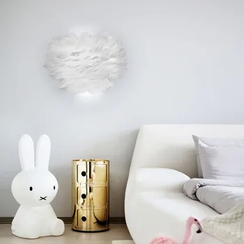 Nordijska stenska svetilka LED preprosta sodoben steno dnevne sobe ustvarjalno pero lučka za otroke, soba, poročna soba, spalnica postelji svetilko