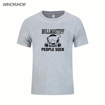 Bullmastiff Psa T-shirt Moški 2020 Poletje Priložnostne Kratkimi Rokavi Tshirt Bombaž Ljubitelj Živali Smešno Natisnjeni T Shirt Mens Oblačila