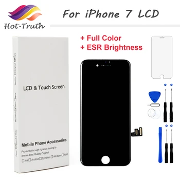 OEM 1:1 LCD Za iPhone 6s 7 8 7 Plus 8 Plus Zaslon 3D Dotik, Računalnike predmontirano Polno Barvnim zaslonom + Kaljeno Steklo