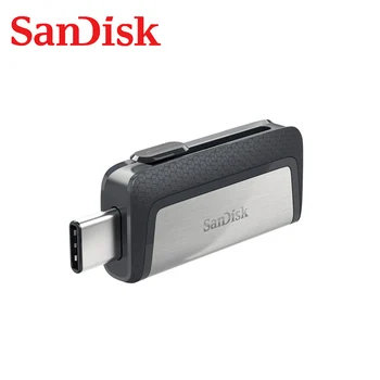 SanDisk SDDC2 OTG USB 3.0 pomnilniški ključek U Disk 128GB 256GB 64GB 32GB Pen Drive Pendrive Memory Stick Za PC/Android Tip-C