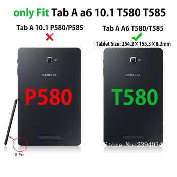 SM-T580 Ohišje Za Samsung Galaxy Tab a6 10.1
