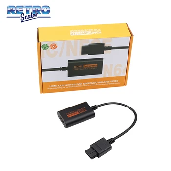 RetroScaler HDMI je združljiv Pretvornik 720p za Nintendo 64/SNES/NGC Gamecube Retro Video Igra Konzola HD Kabel