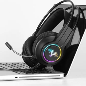 V9000 Računalnik Gaming Slušalke z Mikrofonom Internet Cafe Žično Gaming Slušalke 7.1 Kanalni Slušalke