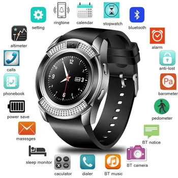 LIGE Nove Pametne Digitalni Watch Informacije Vibracije Opomnik Šport Pedometer Ura LED Barvni Zaslon Bluetooth Smart Gledajo Moški+Box