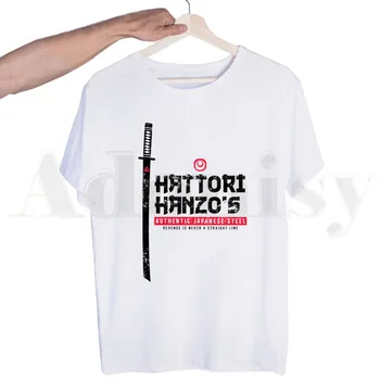 Kill Bill Ninja Hattori Hanzo Tshirts Moški Modni Poletne majice Tshirt Vrh Tees Ulične Harajuku Smešno