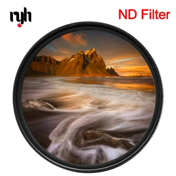 ND32 ND64 ND400 Nd1000 Nd2000 ND Stekla Nevtralni Objektiv Filter 37/49/52/55/58/62/67/72/77/82 Mm Canon, Nikon, SONY Dslr