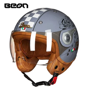BEON letnik off road motokros moških feminino motoristična čelada vespa casco capacete odprto obraz capacetes motociclistas B110A