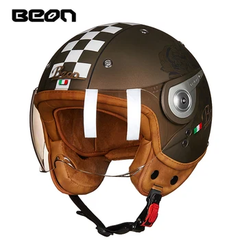 BEON letnik off road motokros moških feminino motoristična čelada vespa casco capacete odprto obraz capacetes motociclistas B110A