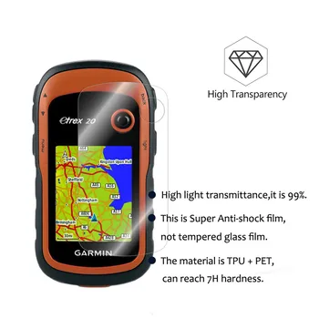 3Pack Za Garmin eTrex 10 20 30 Pohodništvo Ročni GPS Navigator eksplozijam Screen Protector Straže Kritje Ščit Film Kože