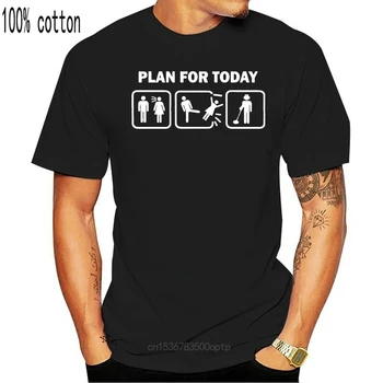 Grafični Smešno Kovinski Načrt Za Danes Odkrivanje T Shirt O Vratu Stavbe Moški Tshirt 2019 Super Camisetas Originales S 3Xl Hiphop