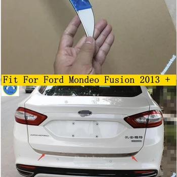 Auto Accessory Zadaj Prtljažnik Modeliranje Ploščo, Vrata Prtljažnika Vrata Dekoracijo Naslovnica Stripa Trim Fit Za Ford Mondeo Fusion 2013