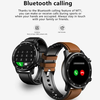 Poln Na Dotik Pametno Gledati Bluetooth Klic Predvajate Glasbo, Šport Smartwatch Moški Ženske Srčni Utrip Fitnes Tracker Pazi Za Android, Iphone