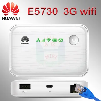 Huawei moči banke 5200mah e5730 wi-fi modem 3g usmerjevalnik wifi priključek rj45 Ethernet brezžični 3g wifi usmerjevalnik z režo za kartico sim modem