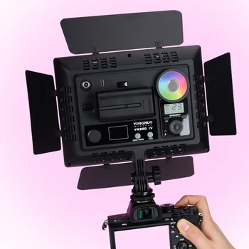 Yongnuo YN300 IV YN-300 IV RGB LED Video Luč 3200k-5500K RGB Barvno Kamero Foto Razsvetljava za Video Studio
