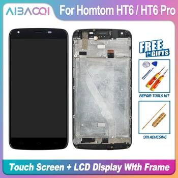 AiBaoQi Novo Izvirno 5.5 Palčni Zaslon na Dotik+1280X720 LCD Zaslon+Okvir Skupščine Zamenjava Za Homtom HT6/HT6 Pro Android 6.0