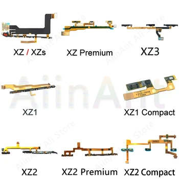 Za Sony Xperia XZ XZs XZ1 XZ2 XZ3 1 2 3 Kompaktne Premium Power/Gumbi za Glasnost Strani Tipka za Vklop / Flex Kabel